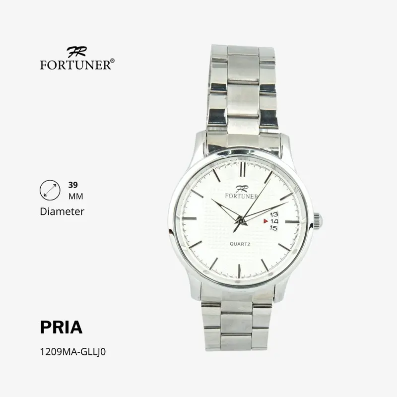 Fortuner Jam Tangan Couple Analog Black Water Resistant Alister 4