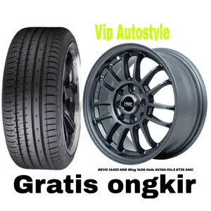 paket velg plush ban ring 14 untuk karimun, datsun velg REVO 14033 HSR