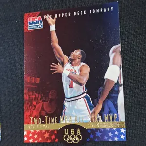 1996 Upper Deck USA BASKETBALL # 10 KARL MALONE