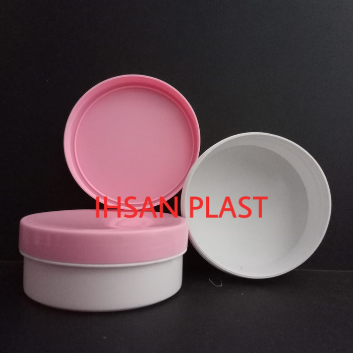 Gambar POT LULUR 250 GRAM PINK/PUTIH dari Ihsan Plast Kab. Malang Tokopedia