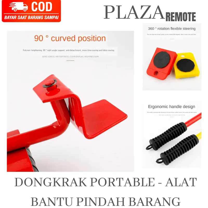 Dongkrak Barang/ Alat Angkut Furniture / Lemari / Mover Tool dongkrak 3
