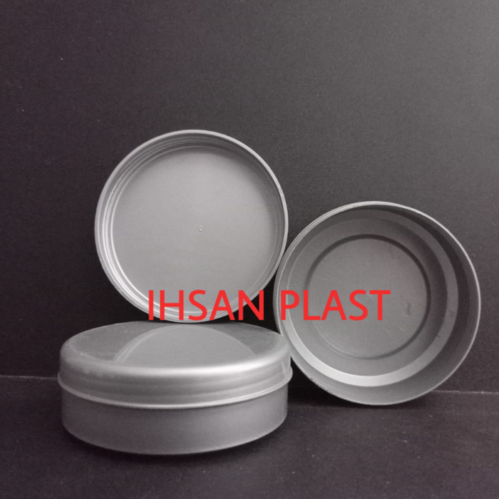 Gambar POT LULUR 100 GR SILVER ABU TYPE B dari Ihsan Plast Kab. Malang Tokopedia