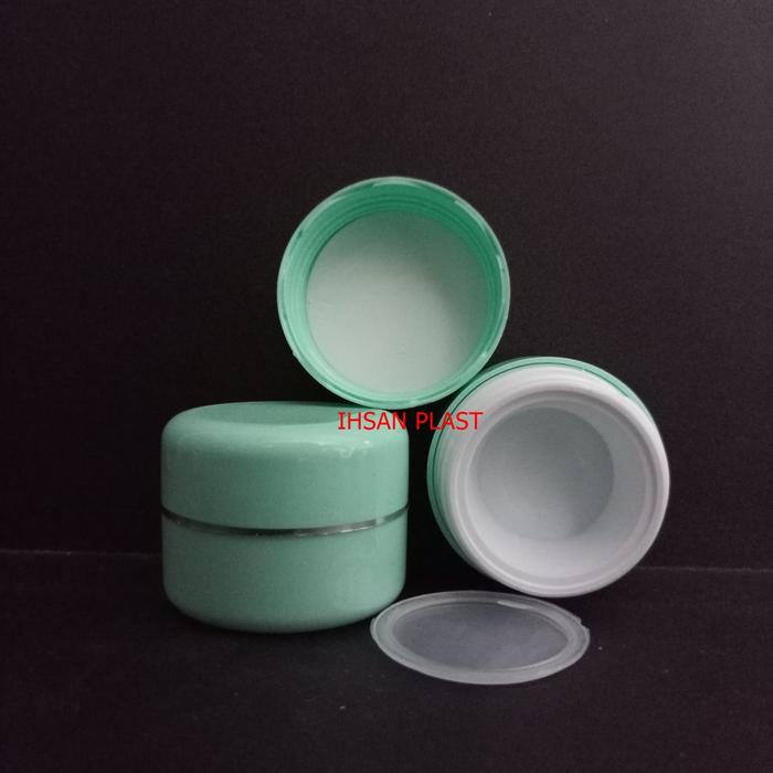 Gambar POT CREAM 12,5 GRAM HIJAU MELON PS dari Ihsan Plast Kab. Malang Tokopedia