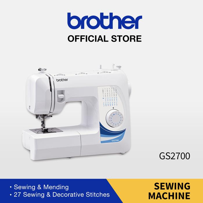 Gambar Brother GS2700 Sewing Machine - Mesin Jahit Portable GS 2700 dari Brother Indonesia Shop Kota Administrasi Jakarta Pusat Tokopedia