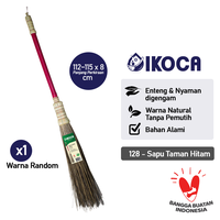 Gambar Sapu Lidi Gagang alat kebersihan sapu lidi taman Hitam IKOCA IKO-128 dari warungtools Kota Administrasi Jakarta Utara 1 Tokopedia