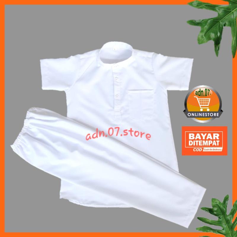 setelan baju koko takwa muslim anak laki laki lengan pendek toyobo 3