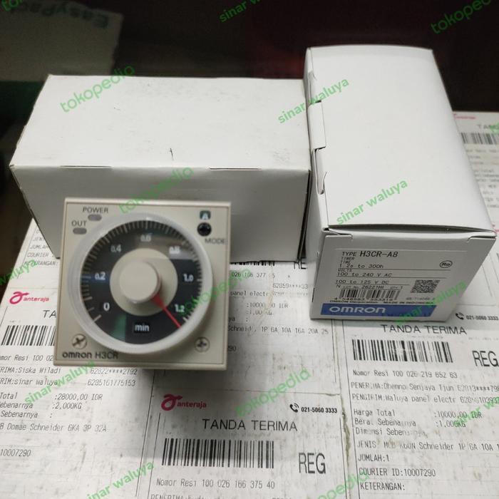 Jual TIMER H3CR-A8 220V merk OMRON ORIGINAL 100% FREE SOCKET Original ...