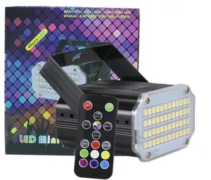 Lampu Disco Proyektor DJ Party Lights 48 LED RGB