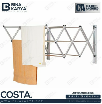 Gambar jemuran dinding aluminium dari Citra furniture Kota Administrasi Jakarta Pusat Tokopedia