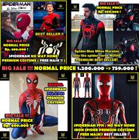 Gambar PAKET HEMAT 2 TOPENG SPIDERMAN ALL VARIANT! Cosplay mainan kostum anak dari SAIYANZ ID Jakarta Pusat 5 Tokopedia
