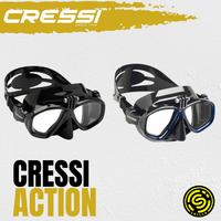 Gambar Cressi Action GoPro Masker Freedive Freediving Low Volume Mask - Black dari Skilla Gears Kab. Sleman 1 Tokopedia