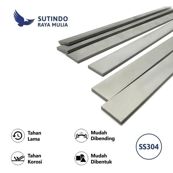 Gambar Strep Stainless SS 304 4 MM x 25 MM x 6 Meter dari Sutindo Shop Kota Surabaya Tokopedia