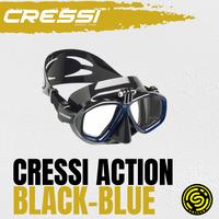 Gambar Cressi Action GoPro Masker Freedive Freediving Low Volume Mask - Black dari Skilla Gears Kab. Sleman 2 Tokopedia