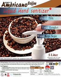 Gambar Hand Sanitizer 60ml Cair/Spray Kopi 60 ml Americano Coffee Kemenkes RI dari setia1.shop Kab. Tangerang 2 Tokopedia