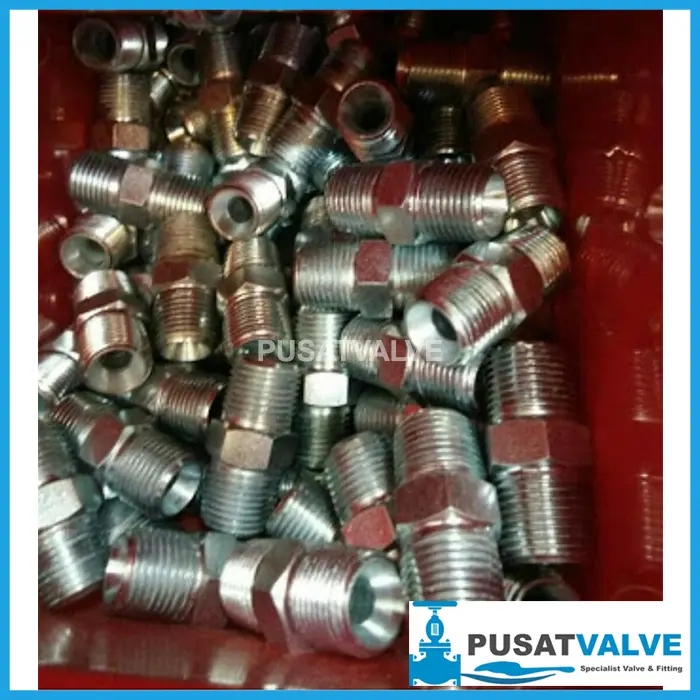 Double nepel Reduce 1/2"NPT x 3/4"NPT 2