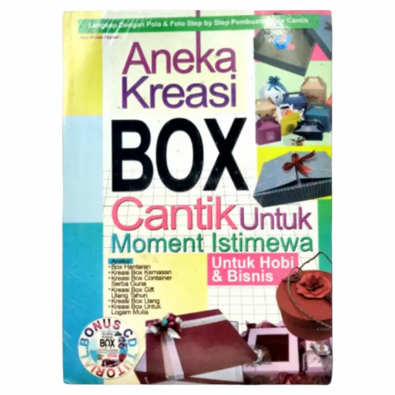 Buku Aneka kreasi Box Cantik Untuk Moment Istimewa ( Bisa COD )
