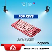 Gambar Logitech POP Keys Wireless Mechanical Emoji Keyboard - Heartbreak Rose dari Blisatu.id Kota Administrasi Jakarta Pusat 4 Tokopedia