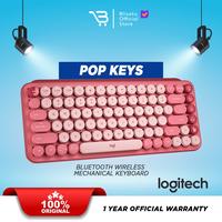Gambar Logitech POP Keys Wireless Mechanical Emoji Keyboard - Heartbreak Rose dari Blisatu.id Kota Administrasi Jakarta Pusat 3 Tokopedia