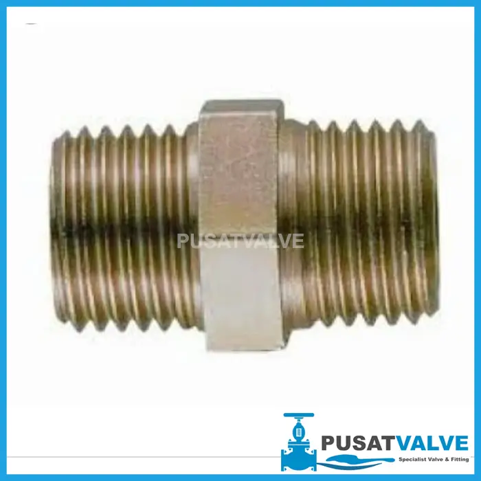 Double nepel Reduce 1/2"NPT x 3/4"NPT 1