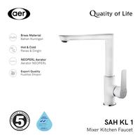 Gambar AER Kran Dapur Panas dingin-Keran Air Kuningan-Mixer Faucet SAH KL1 dari Sutindo Shop Kota Surabaya 1 Tokopedia