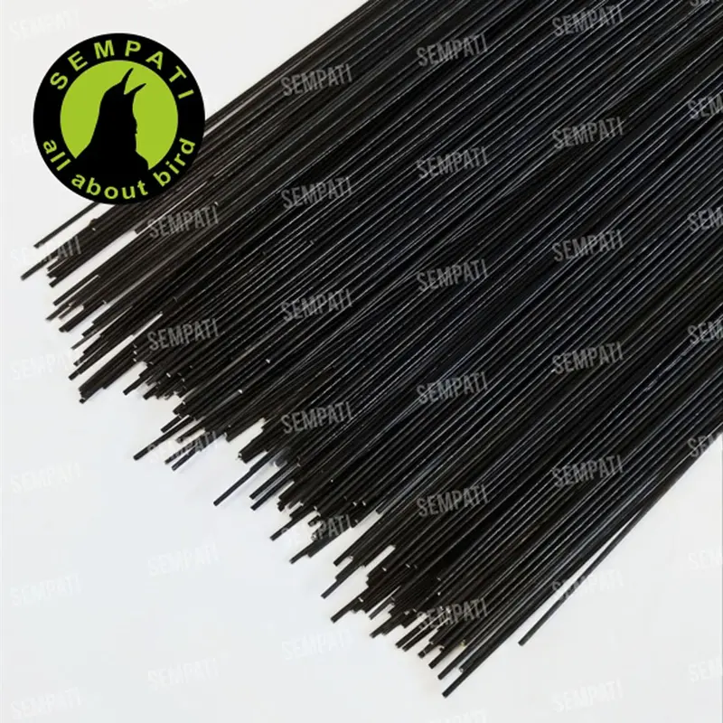 RUJI FIBER JERUJI FIBER HITAM 2 MM 2MM SANGKAR KANDANG BURUNG RJHTM2 2