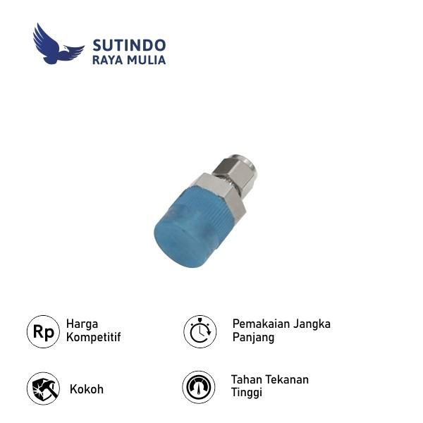 Gambar Male Connector SS316 1/2 In x 1/4 In dari Sutindo Shop Kota Surabaya Tokopedia