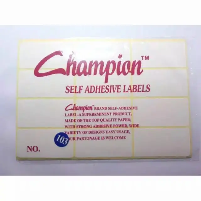 Label undangan polos 103 0