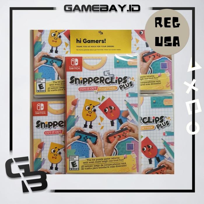Gambar Nintendo Switch Snipperclips Plus Cut it Out Together / Snipper Clips / Snipperclip dari GameBayID Kota Administrasi Jakarta Barat Tokopedia