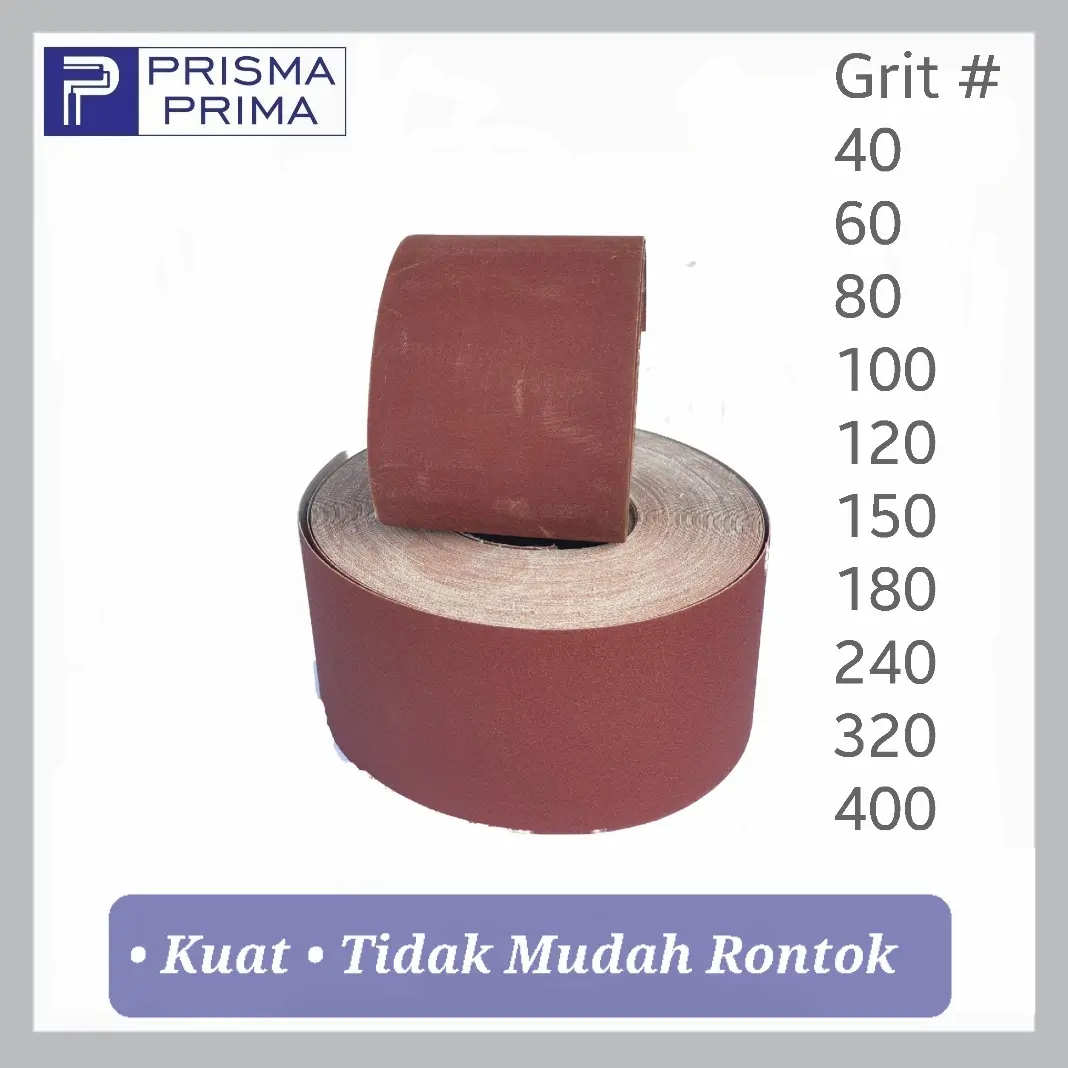 Amplas Rol Kain Roll Meteran Grit Kasar sd Halus