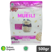 Gambar Royal Muesli AMAZING Instant Oats 500gr dari Sukses Organic Kota Tangerang Selatan 2 Tokopedia