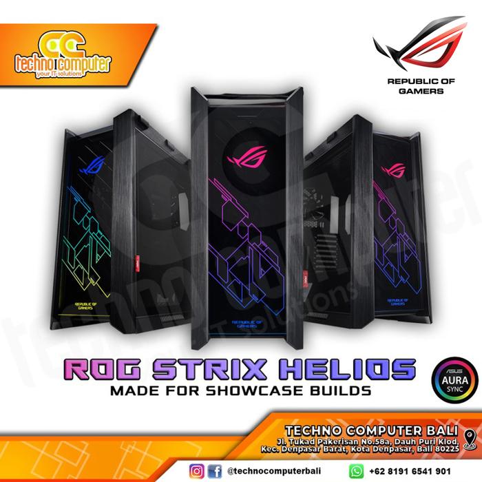 Gambar ASUS ROG STRIX HELIOS - GAMING CASE With Tempered Glass dari Techno Computer Bali Kota Denpasar Tokopedia