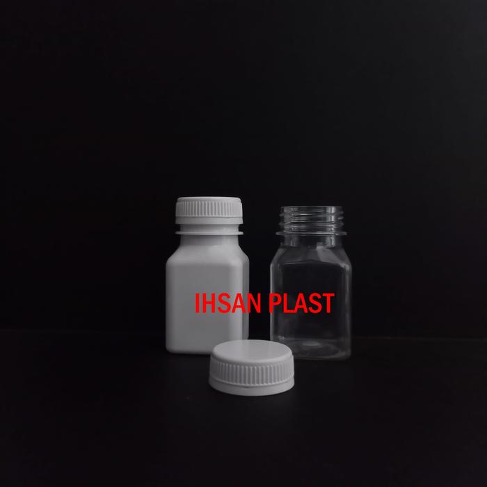 Gambar BOTOL CAPSULE KOTAK ISI 60 dari Ihsan Plast Kab. Malang Tokopedia