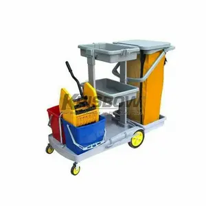 Troli Pembersih Multi Function Cleanning Cart 128 X 79 X 98cm Krisbow
