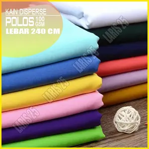 KAIN DISPERSE MIKROTEX COMBED SPREI POLOS 90-100 GSM METERAN LEBAR 240
