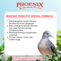Gambar Pakan Perkutut Special Formula Plus Phoenix BURUNG MILLET KETAN HITAM dari Phoenix Petfood Indonesia Kab. Bogor 4 Tokopedia
