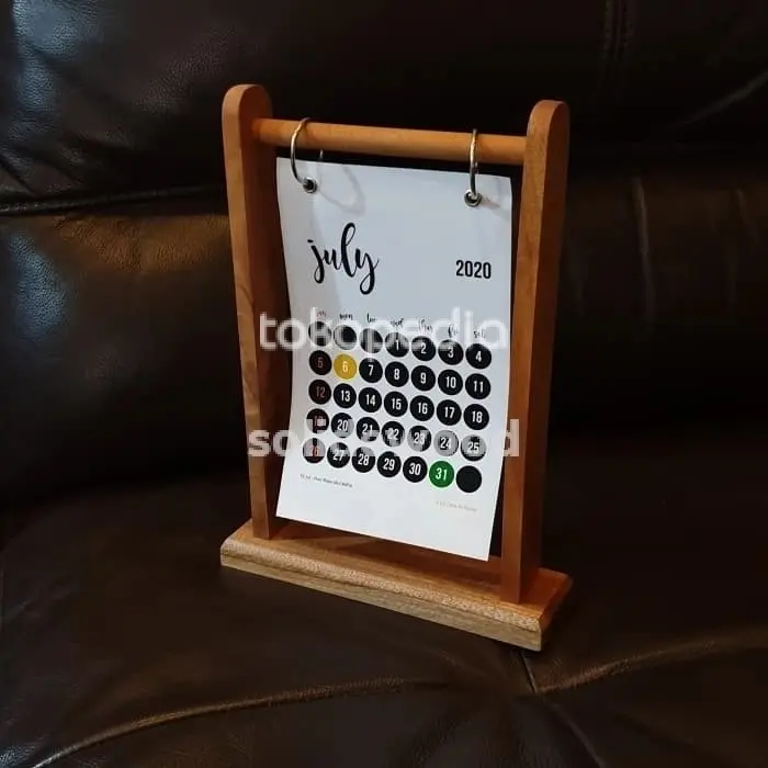 A5 tempat menu holder kayu nomer meja / tent card / table number stand