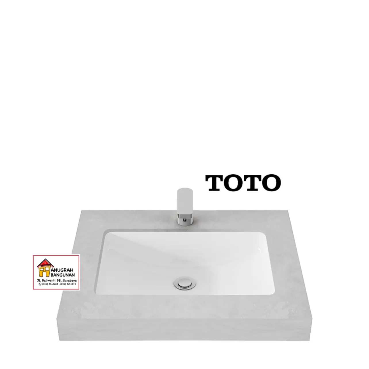 TOTO Wastafel LW540J Under Counter