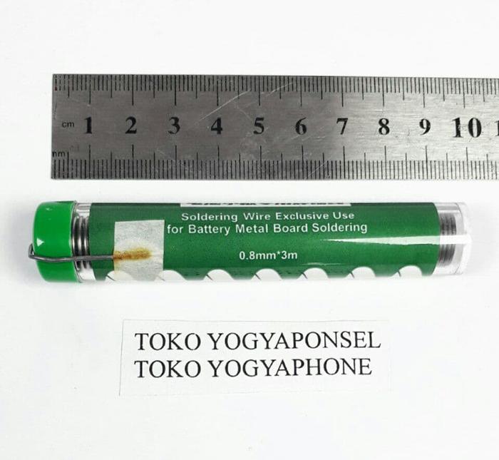 Gambar Soldering wire exclusive use for battery metal board timah solder dari yogyaponsel Kab. Bantul Tokopedia