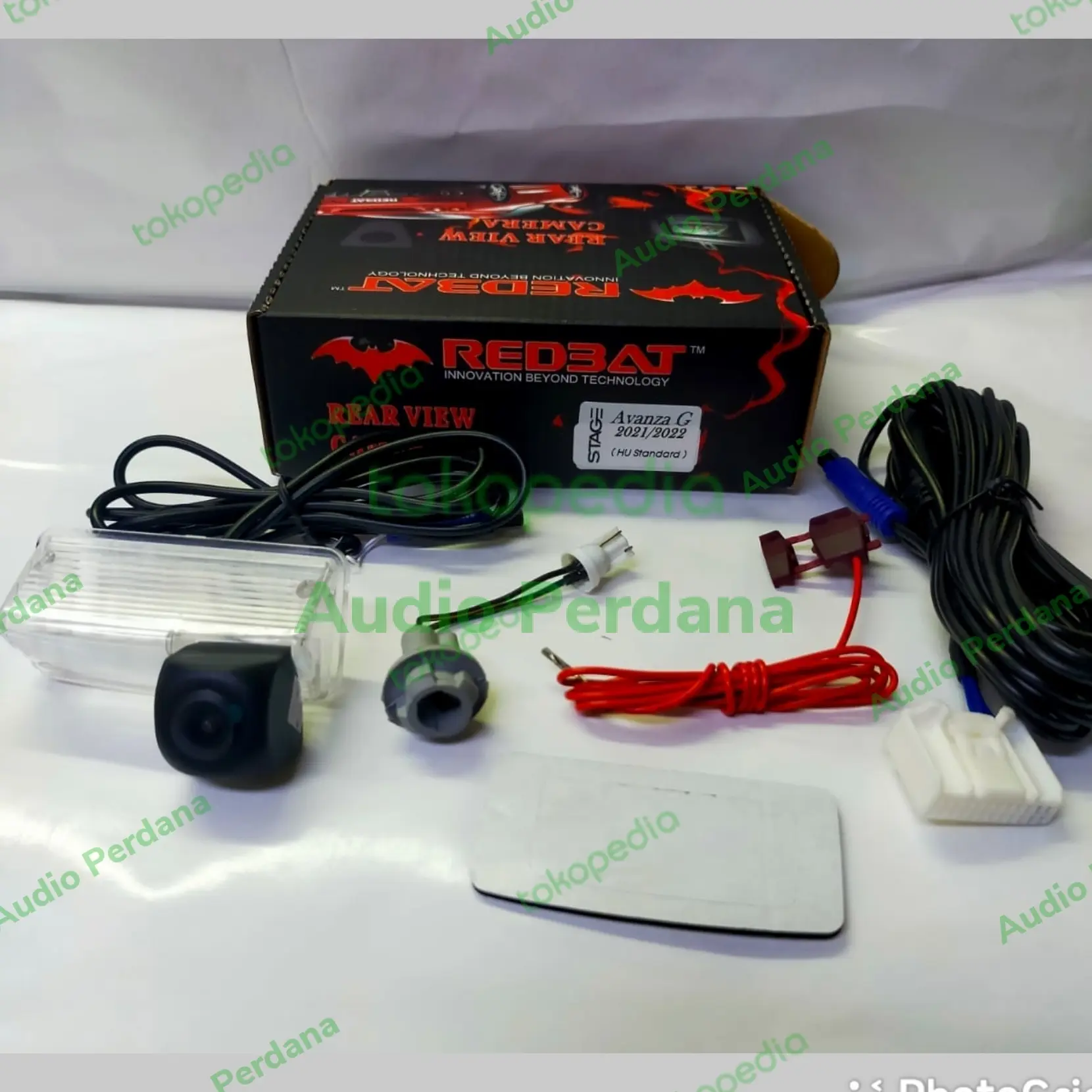 Kamera Mundur Parkir Avanza 2021-2022 Up Redbat CCD 3 PNP Headunit Ori