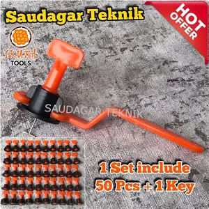 Alat Perata Keramik Putar Reusable Tile Leveler Leveling Kualitas Baik