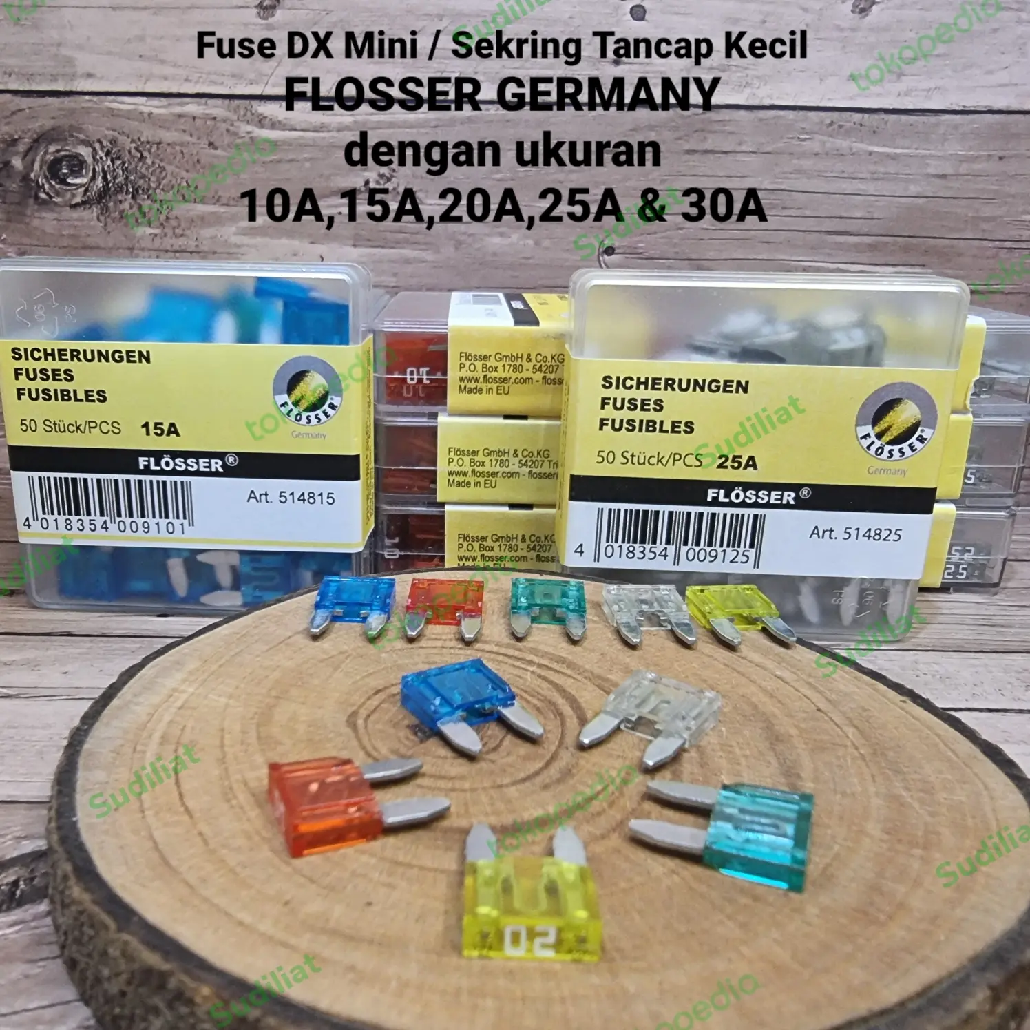 FUSE DX MINI FLOSSER GERMANY - SEKRING TUSUK / TANCAP KECIL