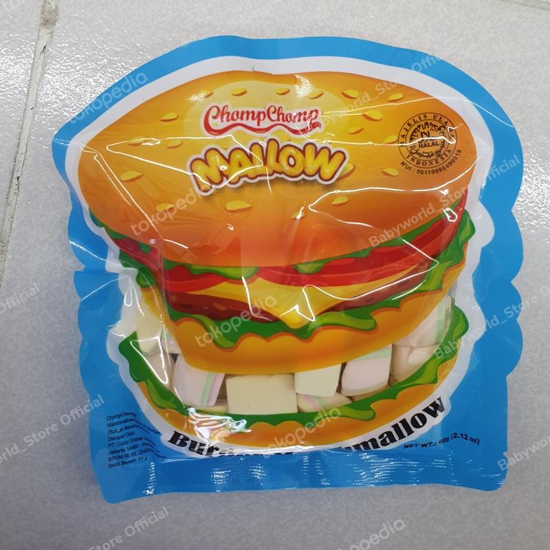Chomp Chomp mallow BURGER marshmallow permen candy IMPORT - Shop ...