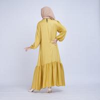 Gambar Mimamim Gamis Muslim - Dress Chafia Silky - Red dari Mimamim Kota Bandung 5 Tokopedia