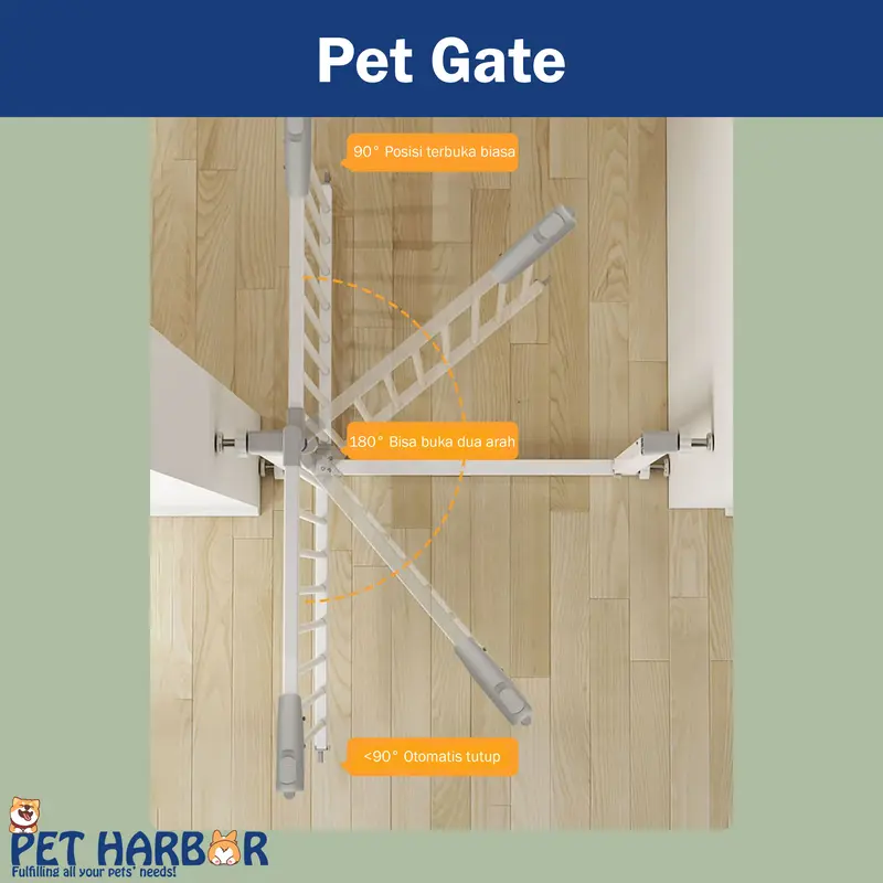 Pet Gate / Pagar Pintu Anjing / Pagar Pintu Pembatas Anjing / Dog Gate 1