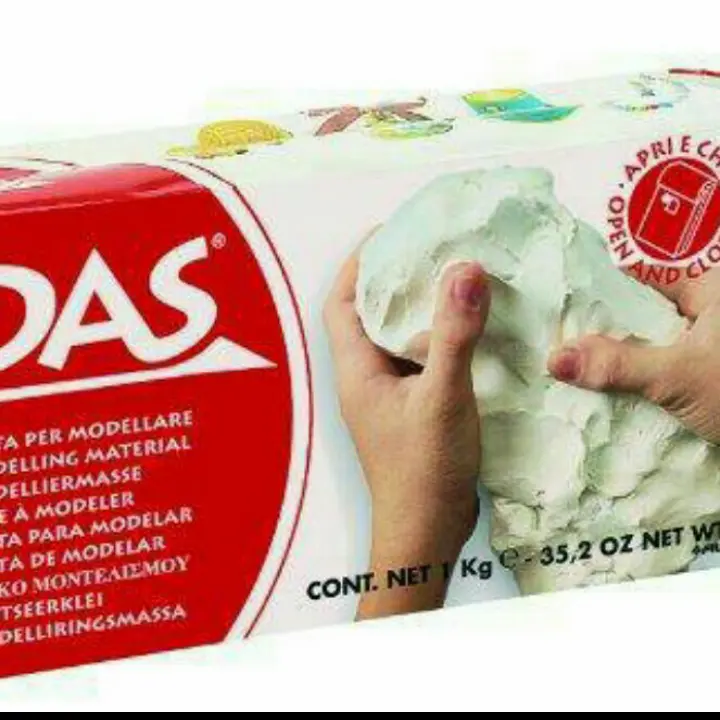 tanah liat putih / Clay DAS 1 kg bagus