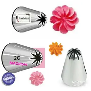 MAOSTORE SPUIT STAINLESS STEEL COOKIES DROPFLOWER 2C SWIRL BUNGA