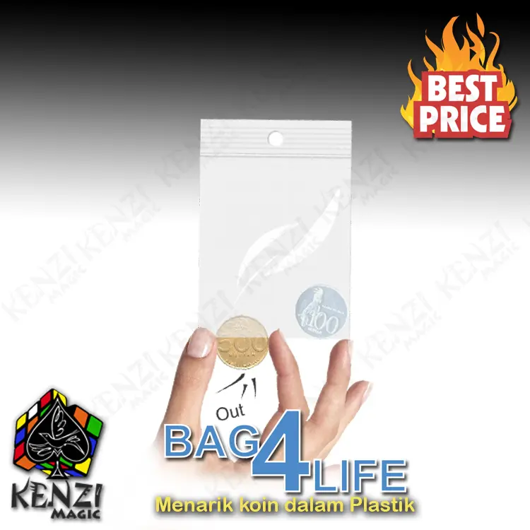 Alat Sulap Koin Bag4life Menembus Plastik