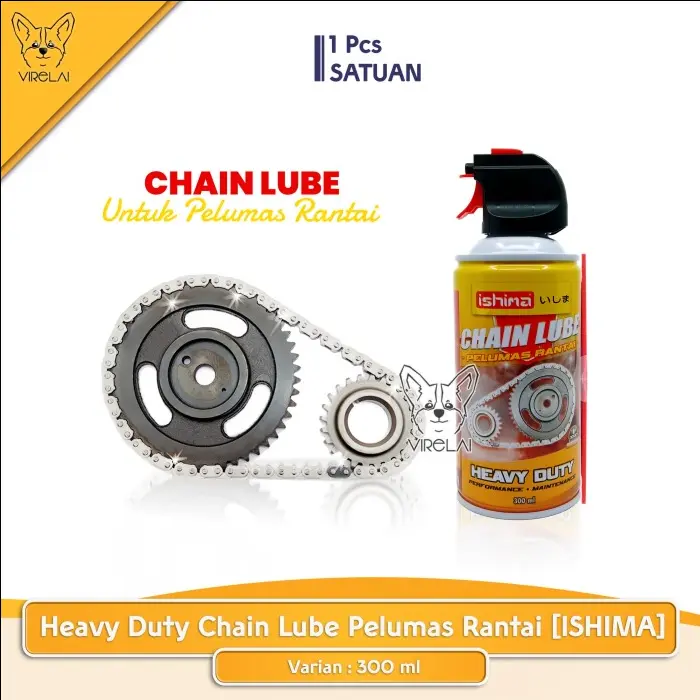 Heavy Duty Chain Lube Pelumas Rantai Japan Quality [ Ishima ]