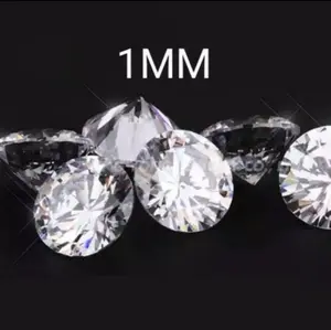 Batu Cubic Zirconia Zircon Grade A Cutting Diamond