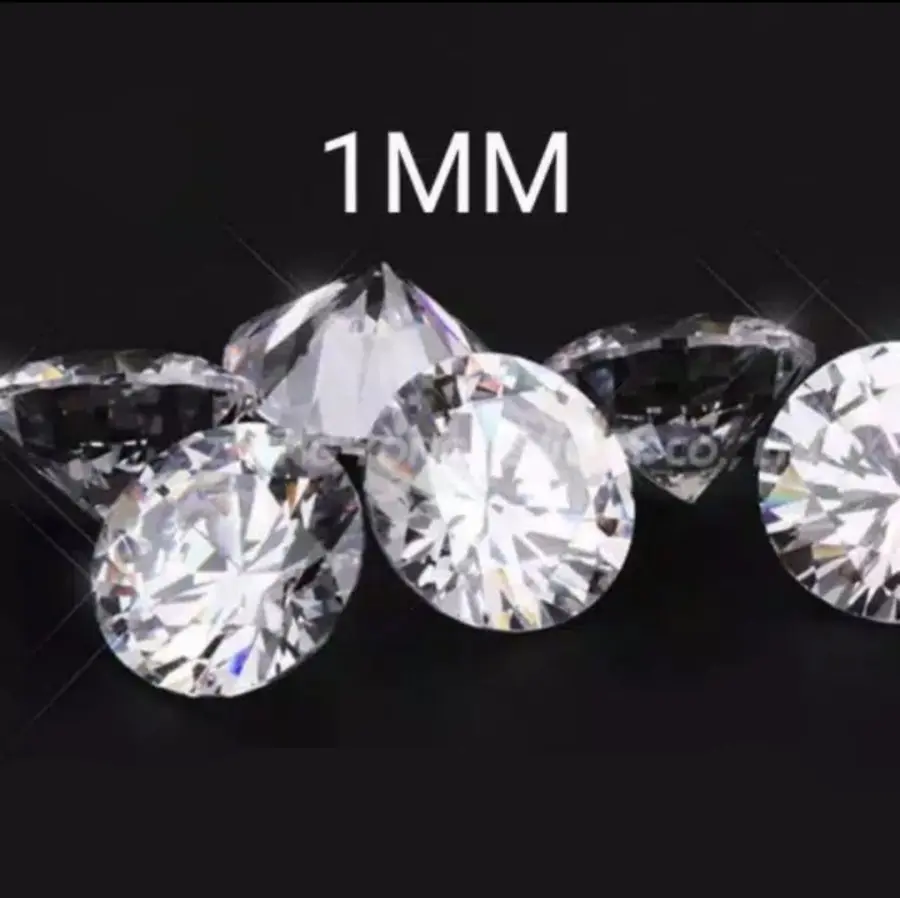 Batu Cubic Zirconia Zircon Grade A Cutting Diamond